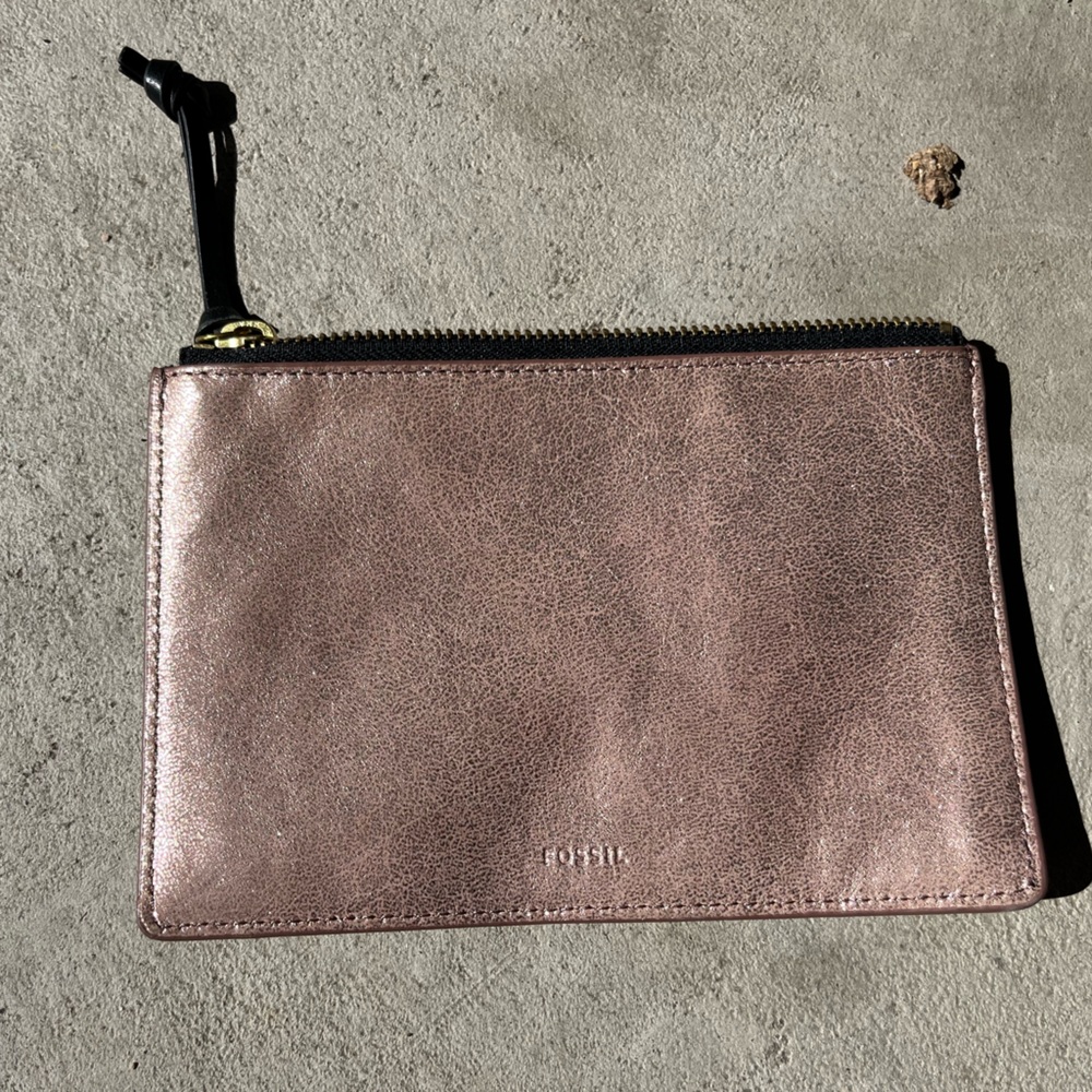 Fossil Zipper Pouch
